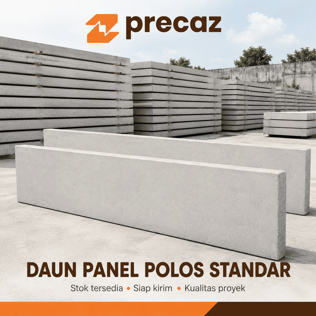 Daun Panel Pagar Beton
